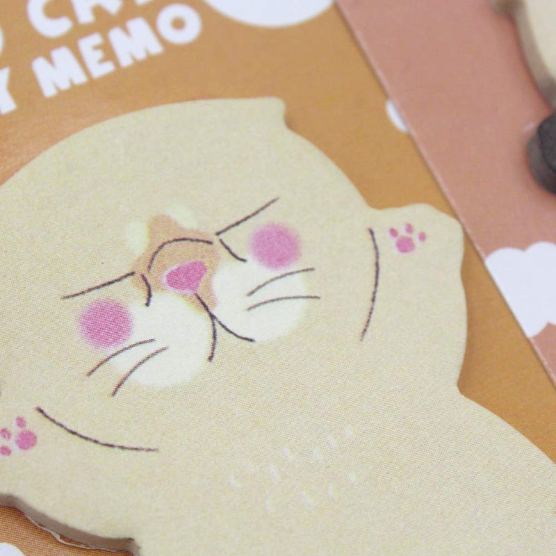 MINGSEECESS 8 Pack Cute Animal Sticky Notes Pads Cat Cartoon Self-Stick Note Memo Pad Sets for Cat Lovers Office Home - Image 2